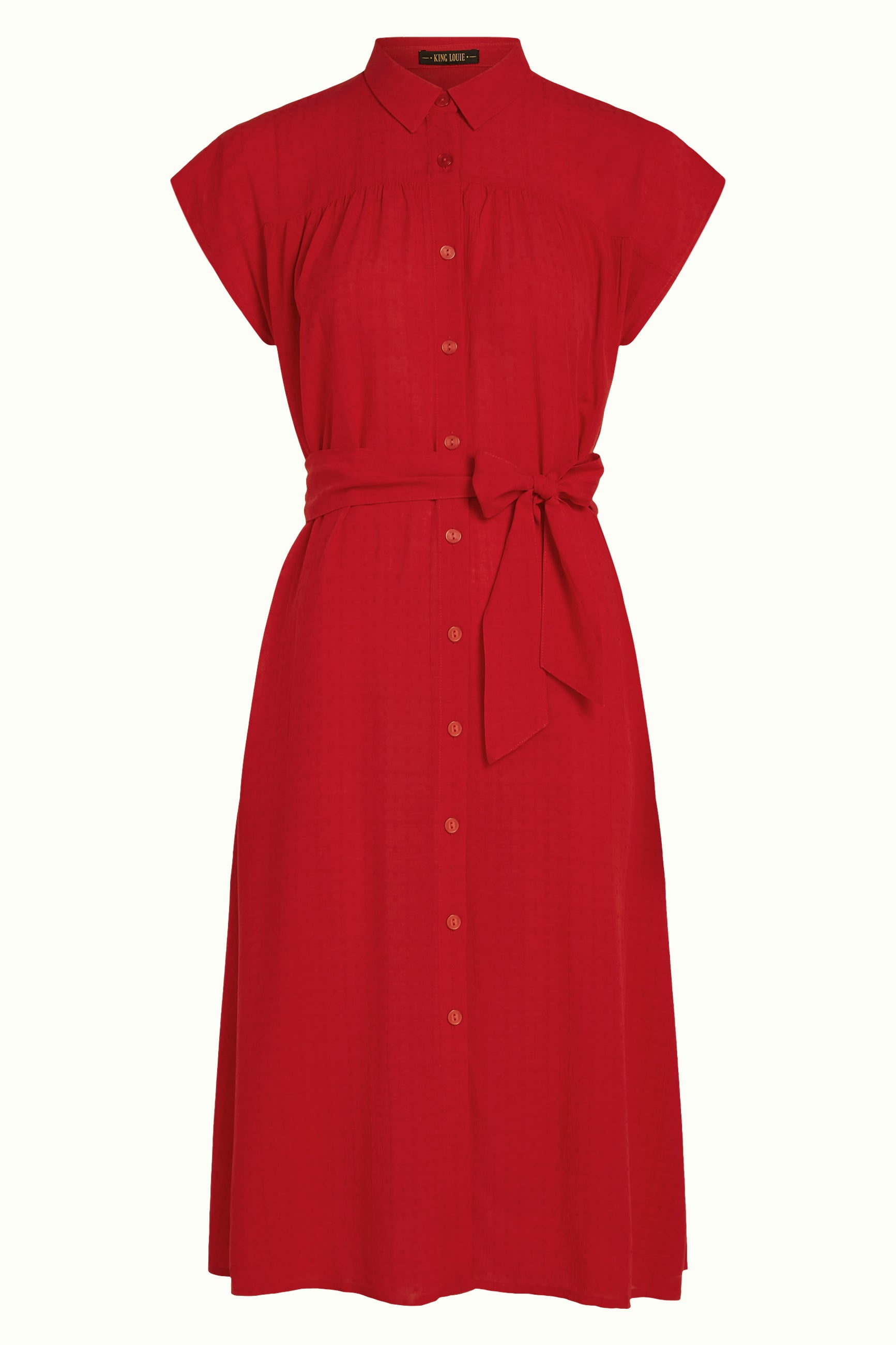 Amy Dress Tortoise - Chili Red