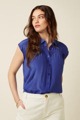 Amy Blouse Sista - Amparo Blue