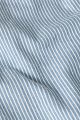 Bianca Gilet Corner Stripe - Denim Blue