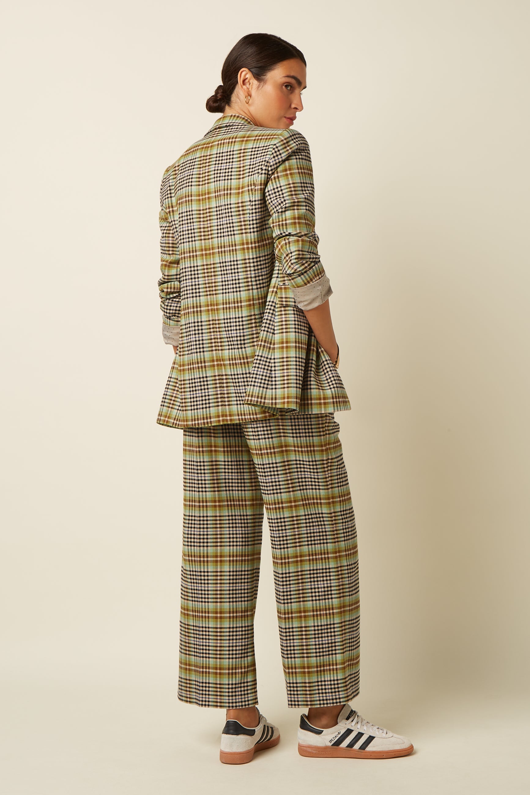 Federica Pants Kooks Check - Black