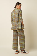 Federica Pants Kooks Check - Black