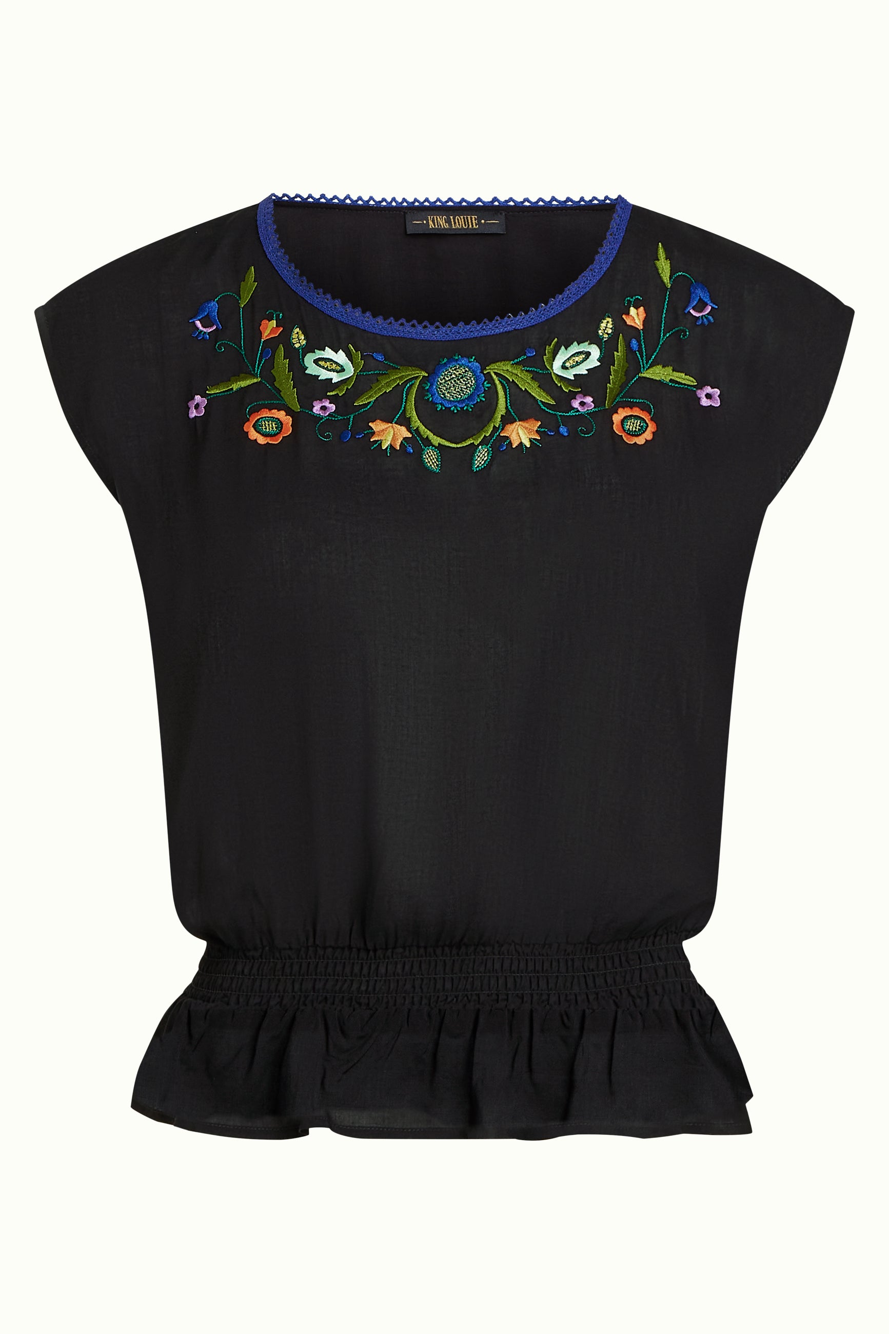 Selly Smock Top The Lane - Black