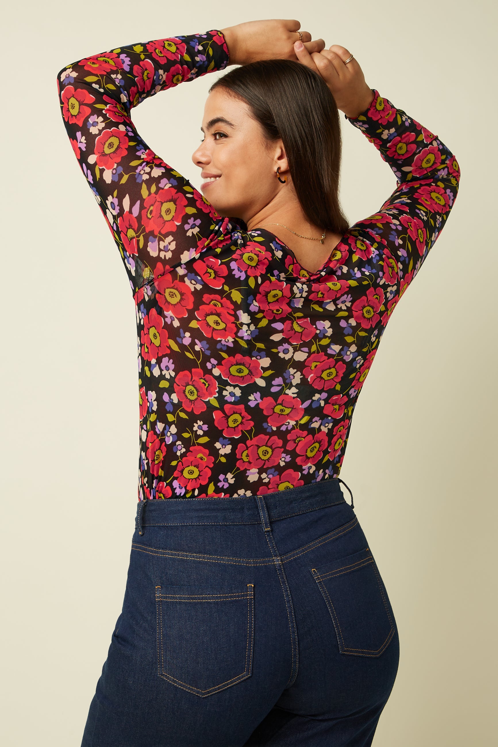 Ilaria Top Baia - Black