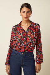 Leila Blouse Baia - Black