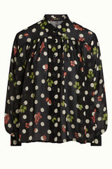 Leila Blouse Briny - Black