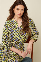 Cybill Dress Dottie - Cream