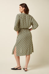 Cybill Dress Dottie - Cream