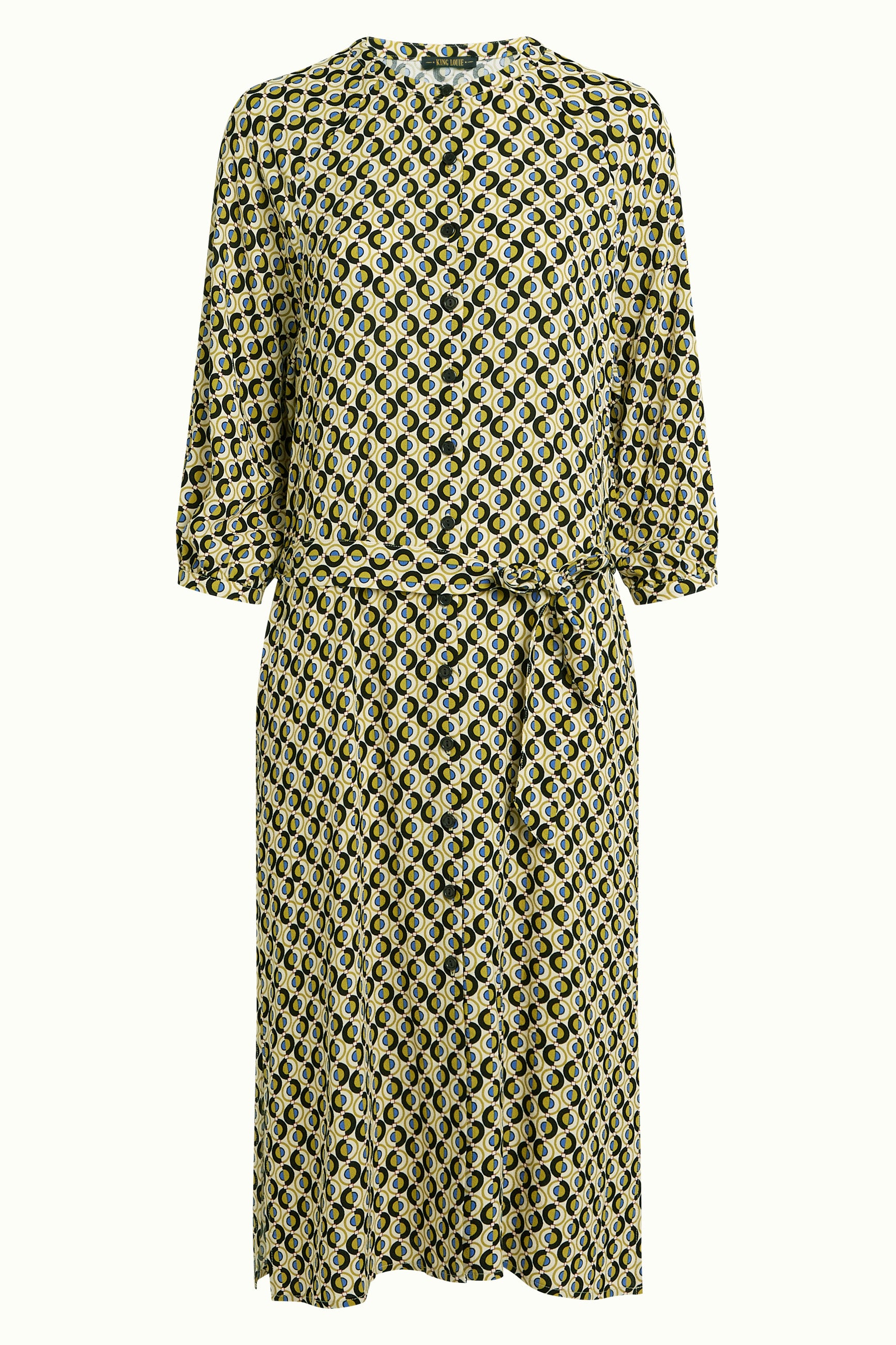 Cybill Dress Dottie - Cream