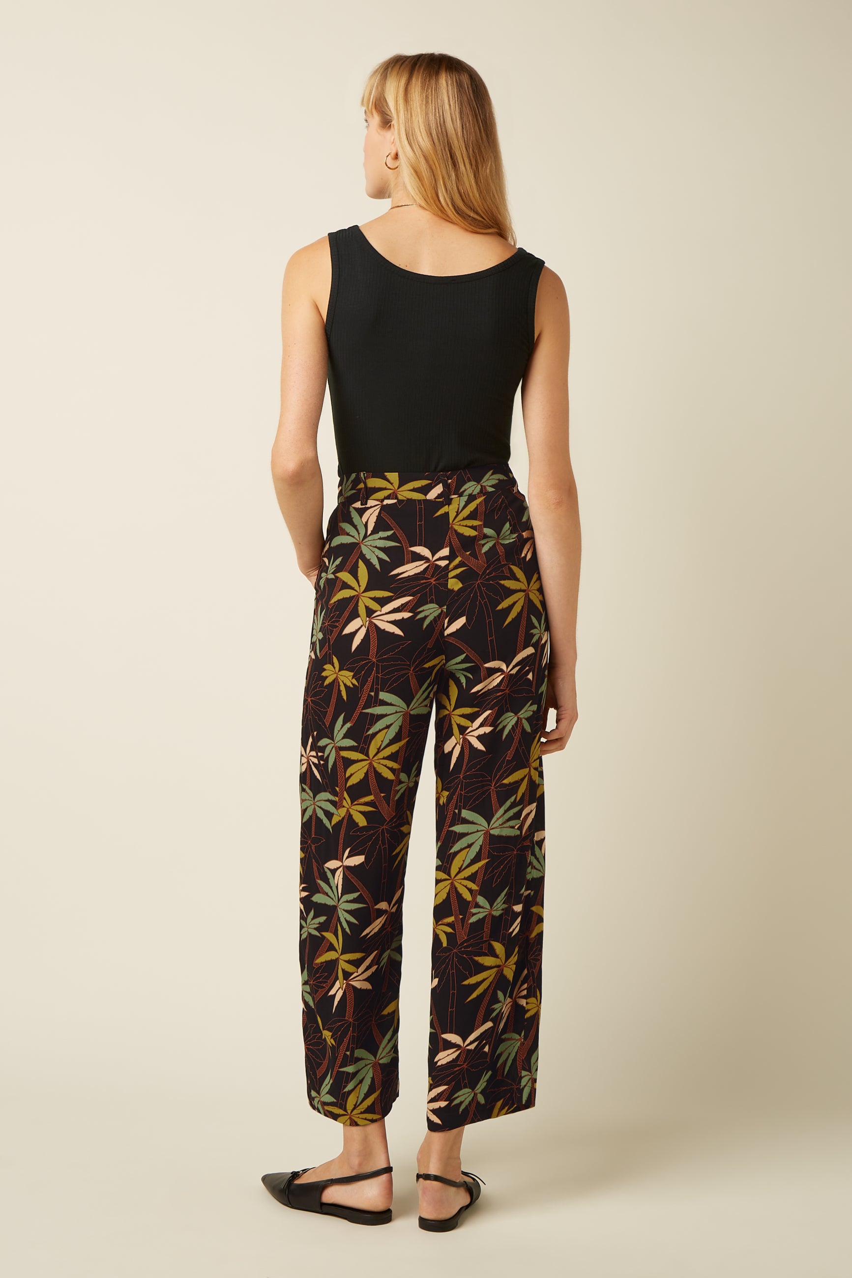 Fintan Cropped Pants La Rochelle - Black
