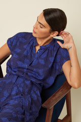 Stella Blouse Saline - Beacon Blue