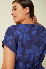 Betty Loose Fit Dress Saline - Beacon Blue