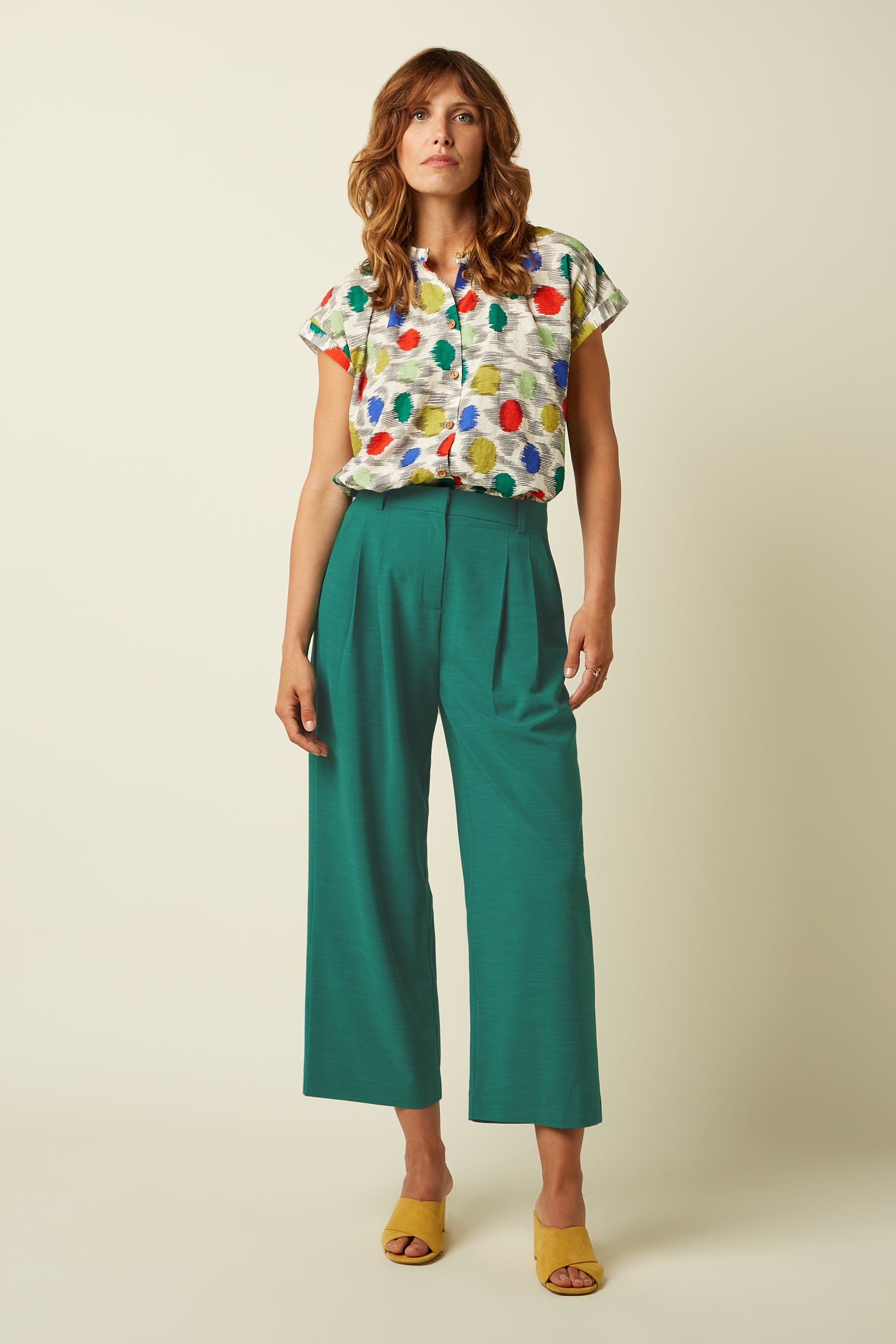 Stella Blouse Walton - Ice Cream