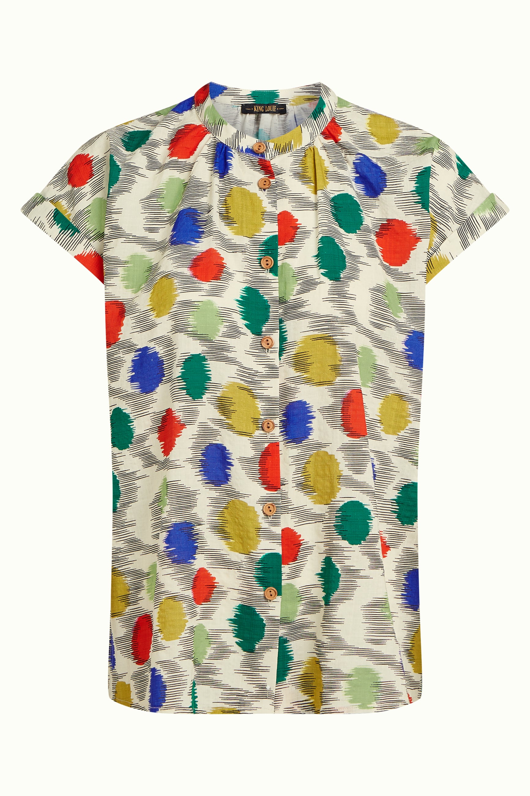 Stella Blouse Walton - Ice Cream