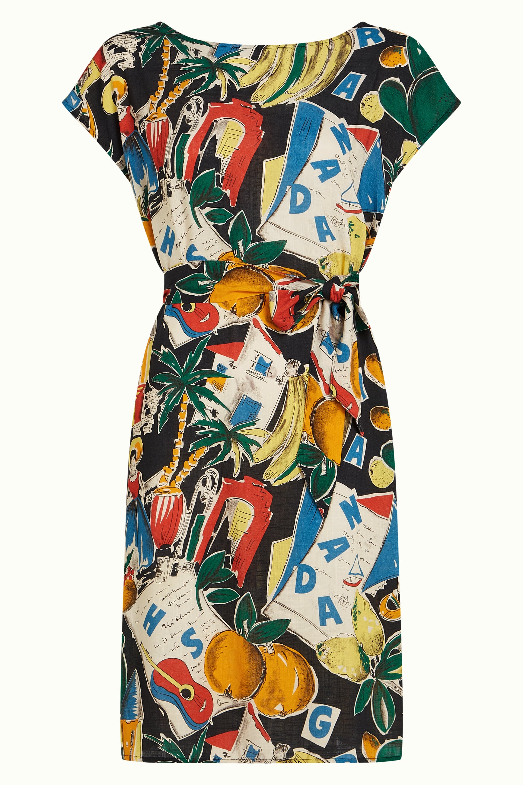 Manon Dress Tropez - Black
