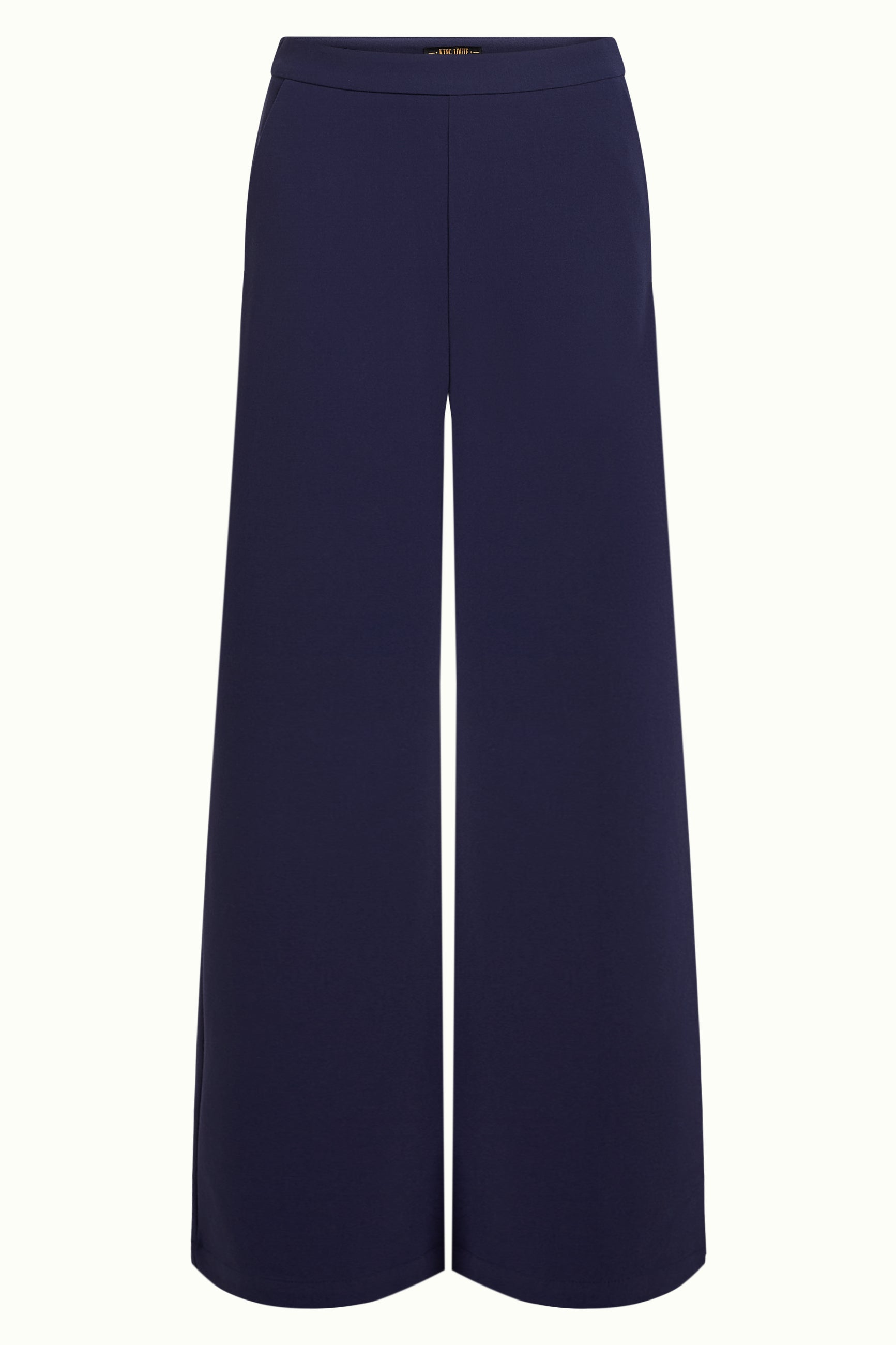 Ethel Pants Woven Crepe - Beacon Blue