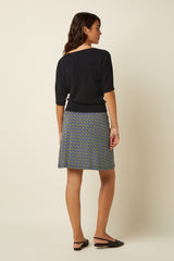 Border Skirt Blend - Black