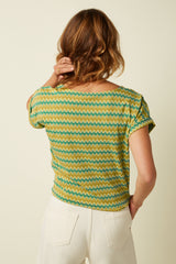 Aria Knot Top Saro - Spring Yellow