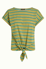 Aria Knot Top Saro - Spring Yellow