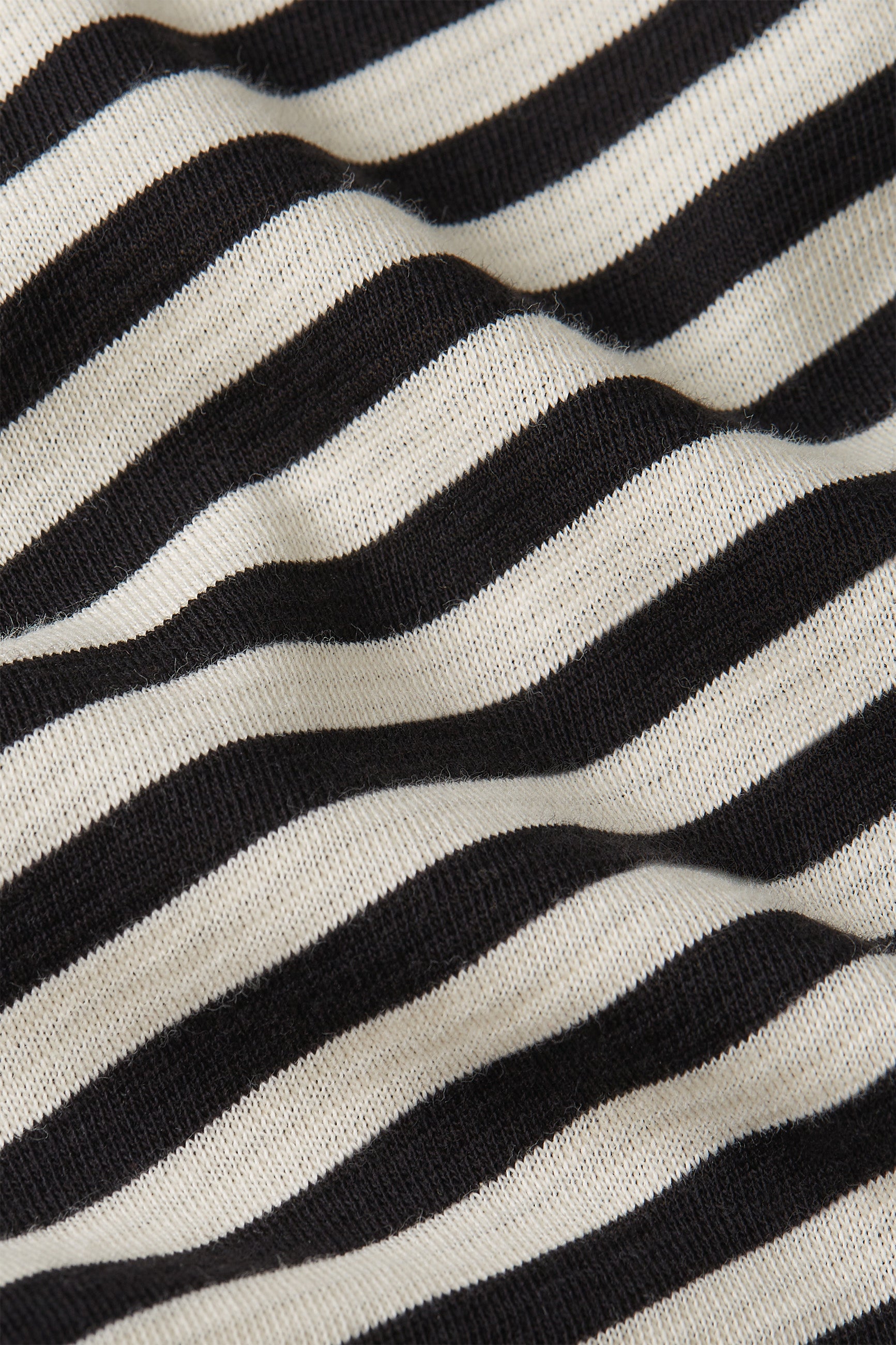 Boxy Top Chopito Stripe - Black