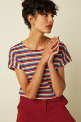Aria Top Samui Stripe - Bluing