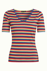 Carice V Top Samui Stripe - Bluing