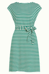 Manon Dress Chopito Stripe - Ultra Green