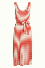 Brigitta Dress Chopito Stripe - Summer Fig