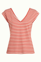 Double V Top Chopito Stripe - Summer Fig