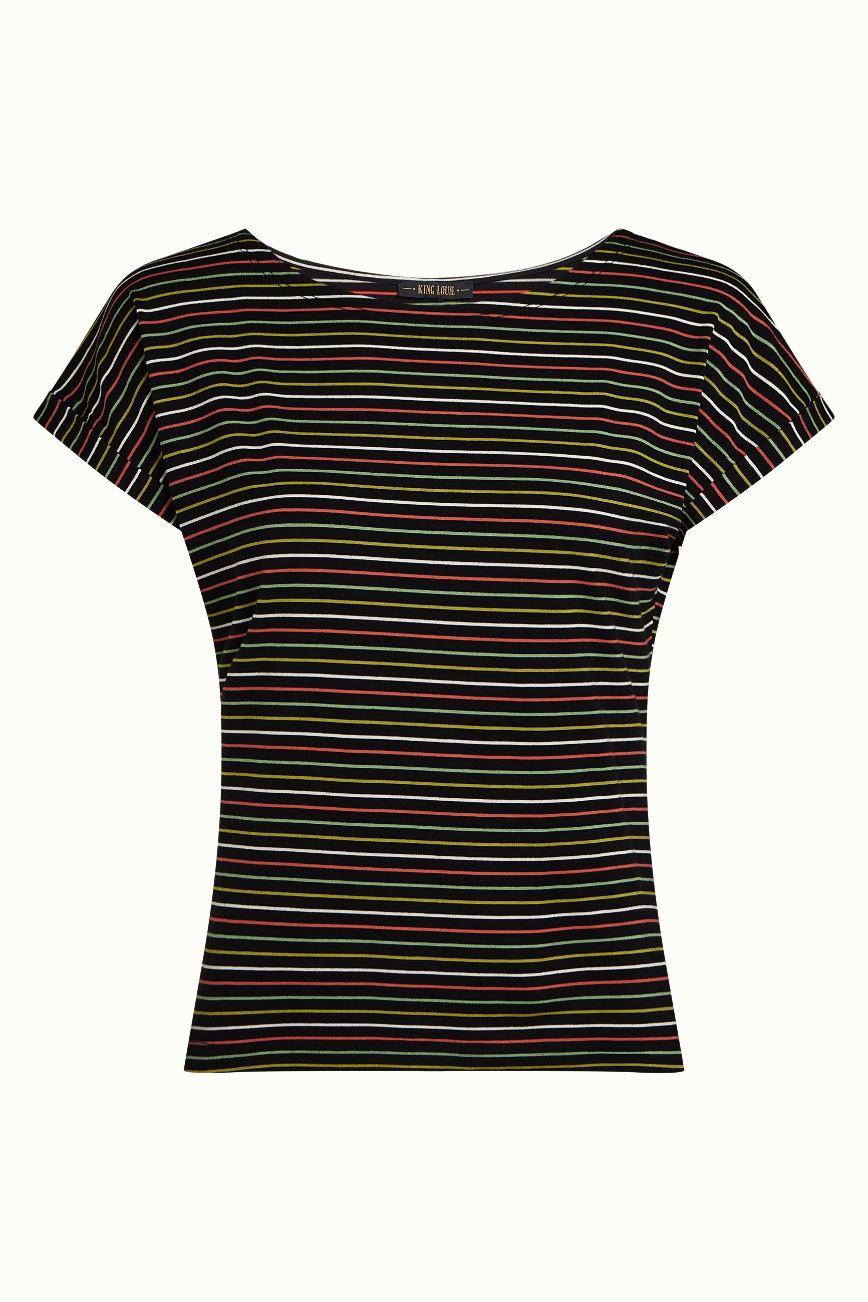 Aria Top Menchini Stripe - Black