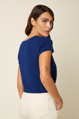 Knot Shirt Tulum - Mazarine