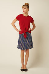 Knot Shirt Tulum - Chili Red