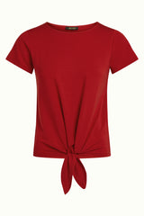 Knot Shirt Tulum - Chili Red