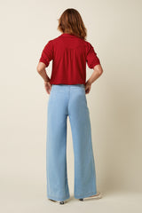 Carina Blouse Tulum - Chili Red