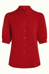 Carina Blouse Tulum - Chili Red