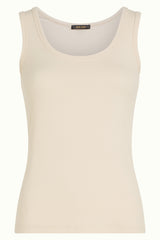 Brigitta Camisole Uni Rib - Cream