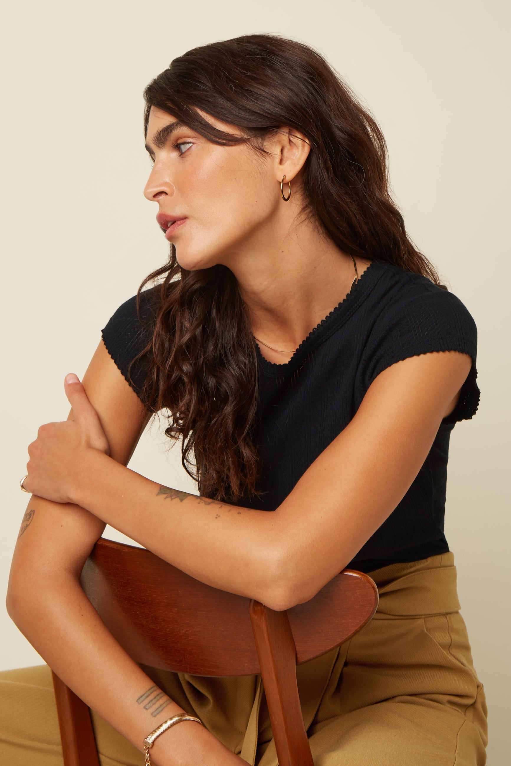 Cath Tee Halo - Black