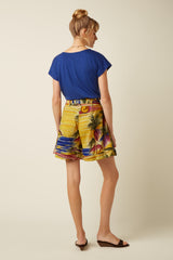 Aria Top Placement Print - Mazarine