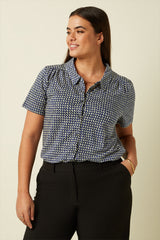 Maisie Blouse Blizzy - Mazarine