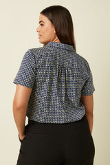 Maisie Blouse Blizzy - Mazarine