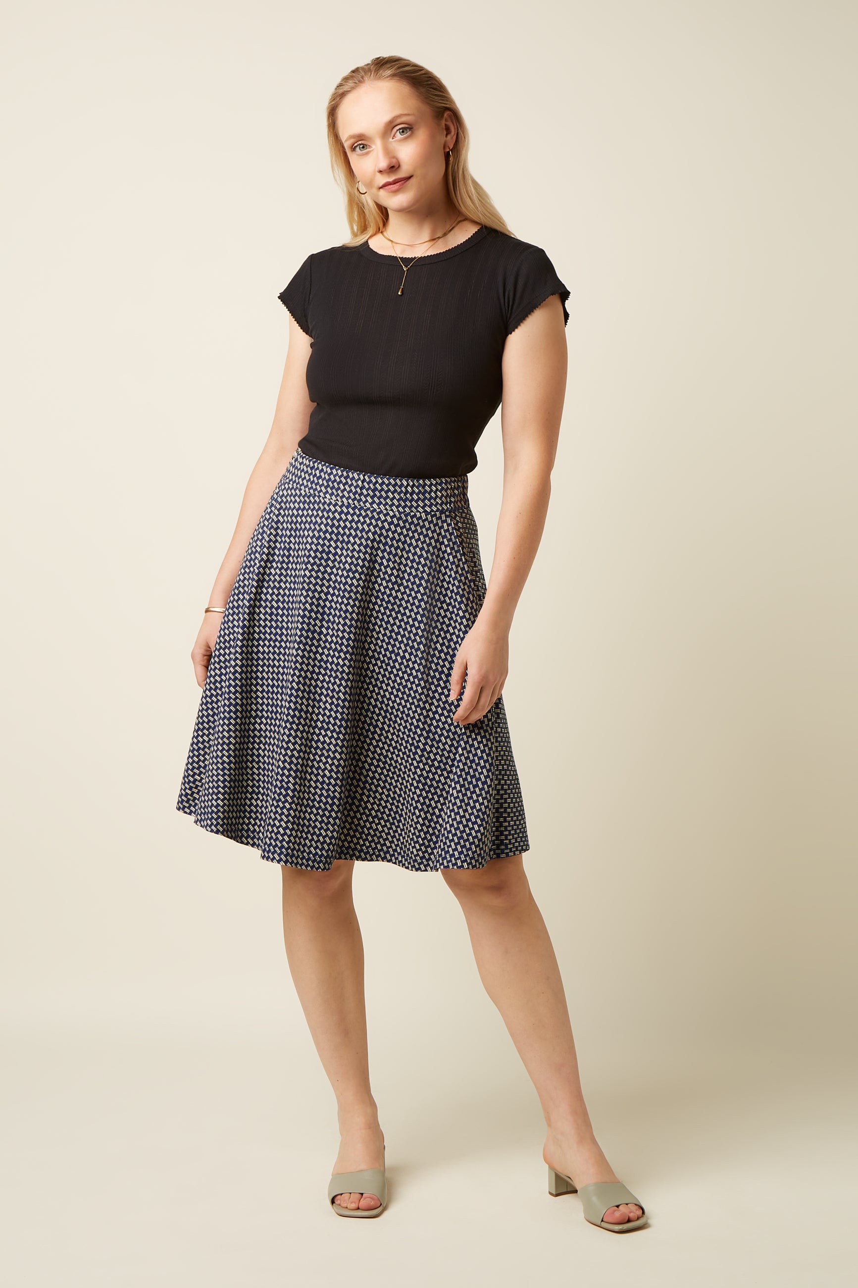 Serena Skirt Blizzy - Mazarine