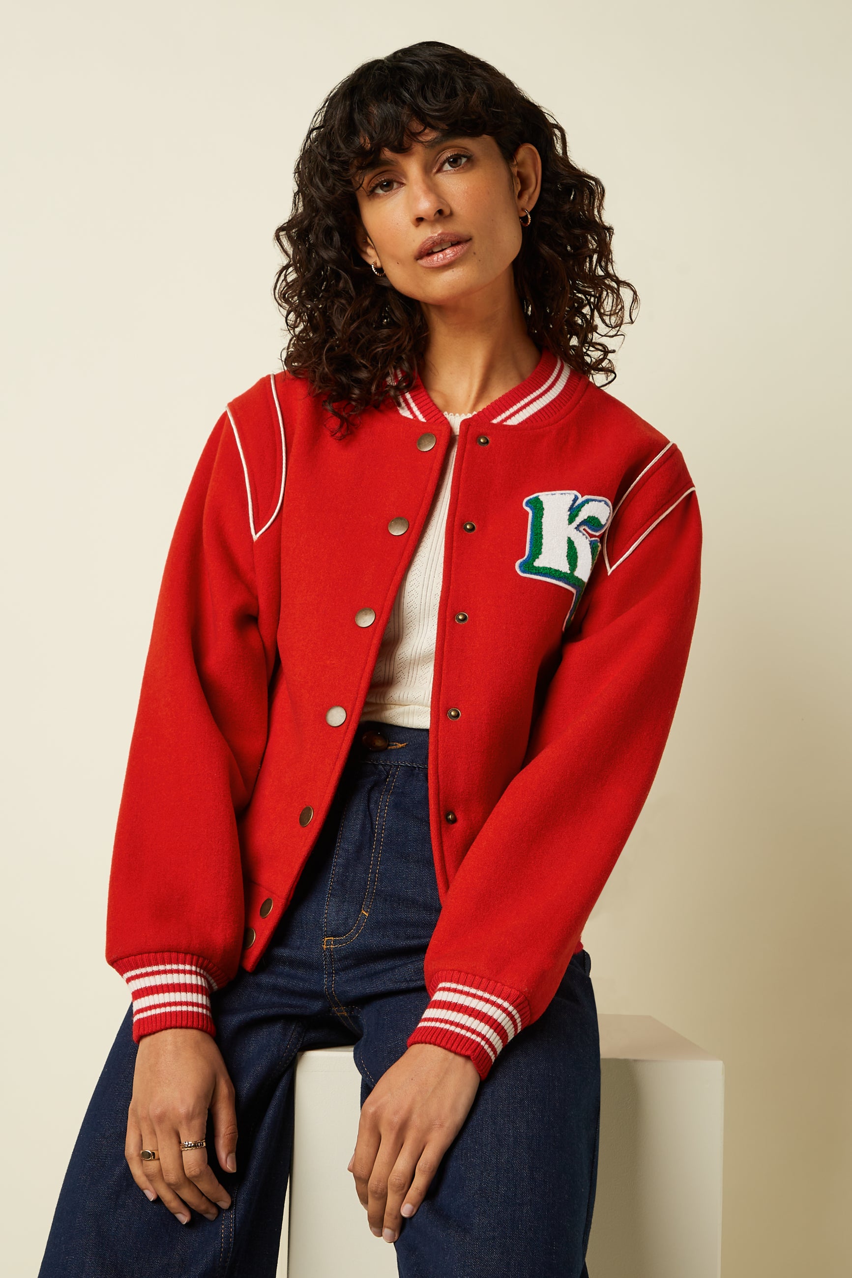 Varsity Jacket Arizona - Fire Red