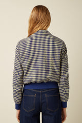 Isa Jacket Pretty Check - Mazarine
