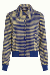 Isa Jacket Pretty Check - Mazarine
