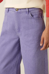 Peppa Pants Colored Denim - Sheer Lilac