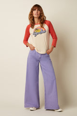 Peppa Pants Colored Denim - Sheer Lilac