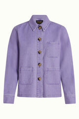 Ellen Jacket Colored Denim - Sheer Lilac