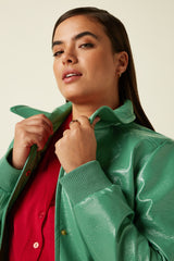 Isa Jacket Shine - Neptune Green