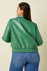 Isa Jacket Shine - Neptune Green