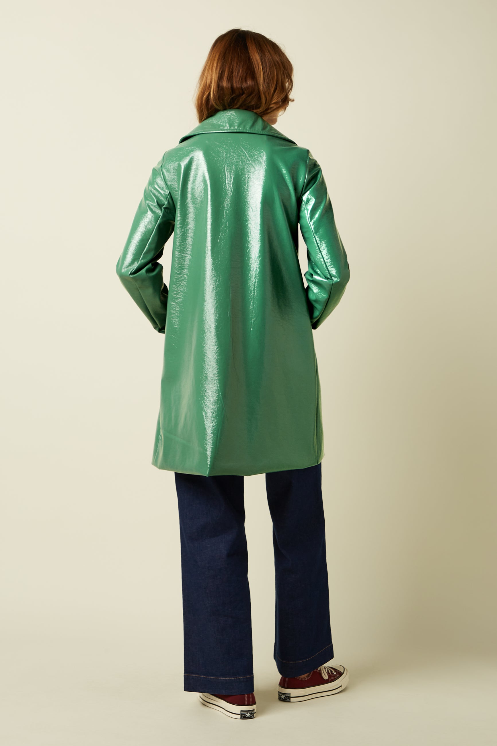 Anais Coat Shine - Neptune Green