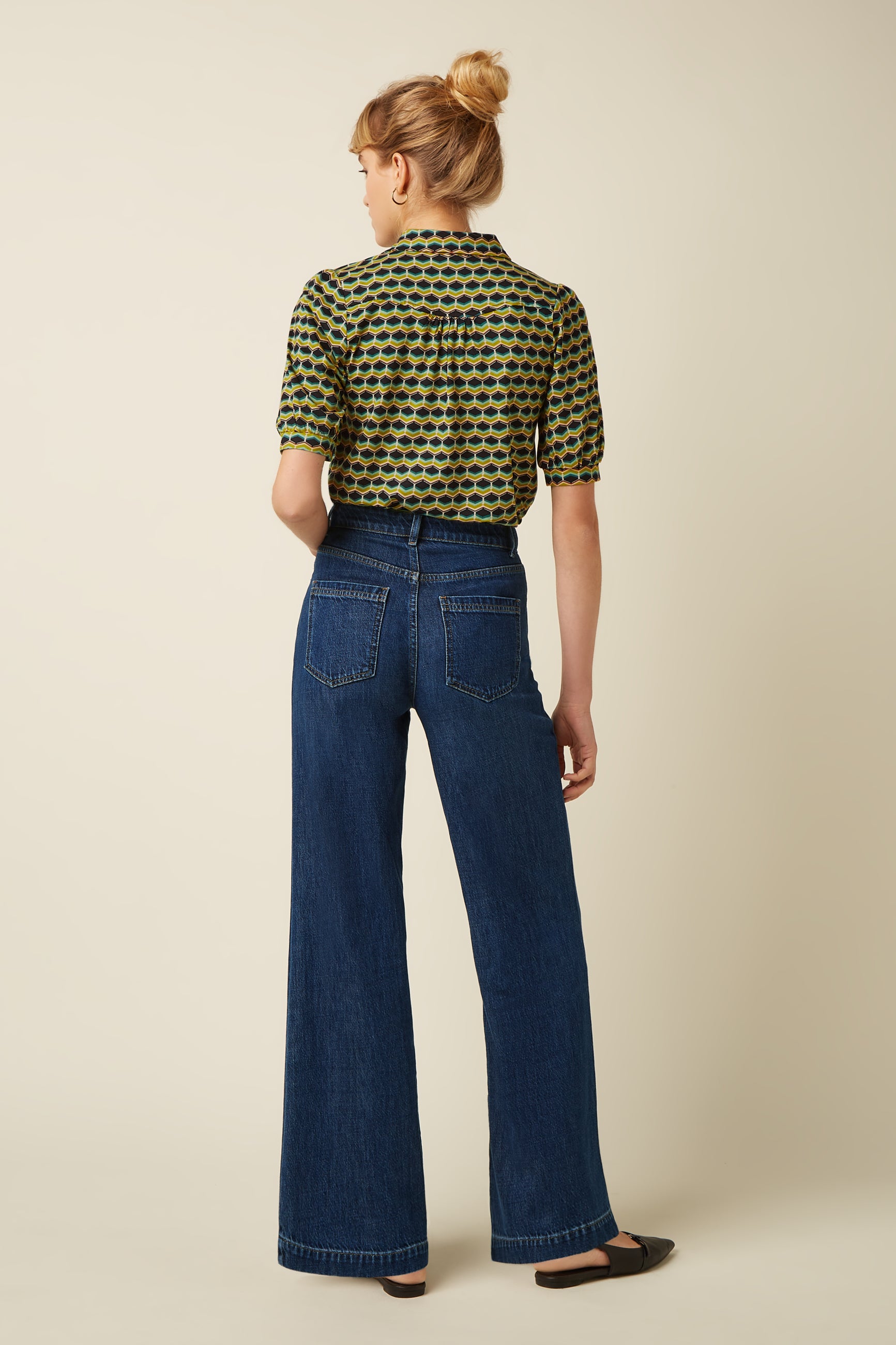 Carina Blouse Drift - Ponderosa Green